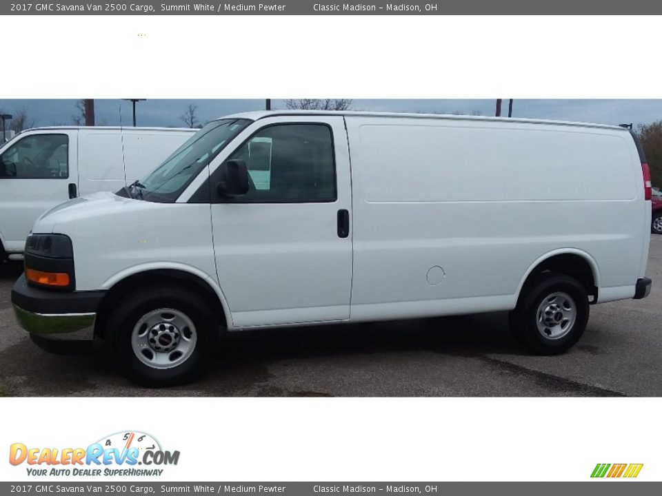 2017 GMC Savana Van 2500 Cargo Summit White / Medium Pewter Photo #2