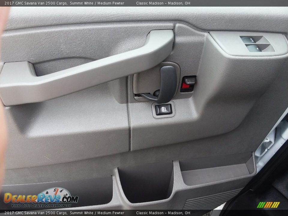 2017 GMC Savana Van 2500 Cargo Summit White / Medium Pewter Photo #4