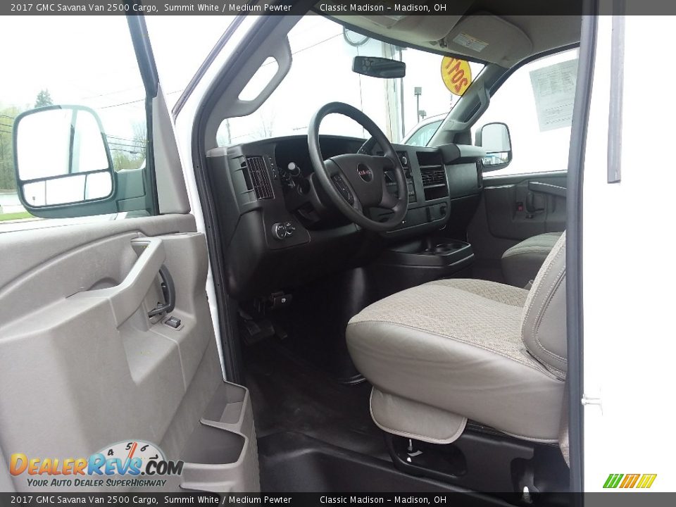 2017 GMC Savana Van 2500 Cargo Summit White / Medium Pewter Photo #5