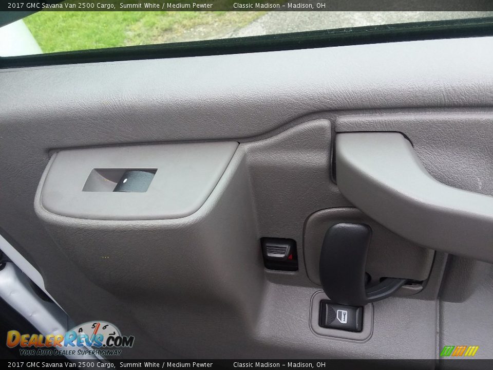 2017 GMC Savana Van 2500 Cargo Summit White / Medium Pewter Photo #7