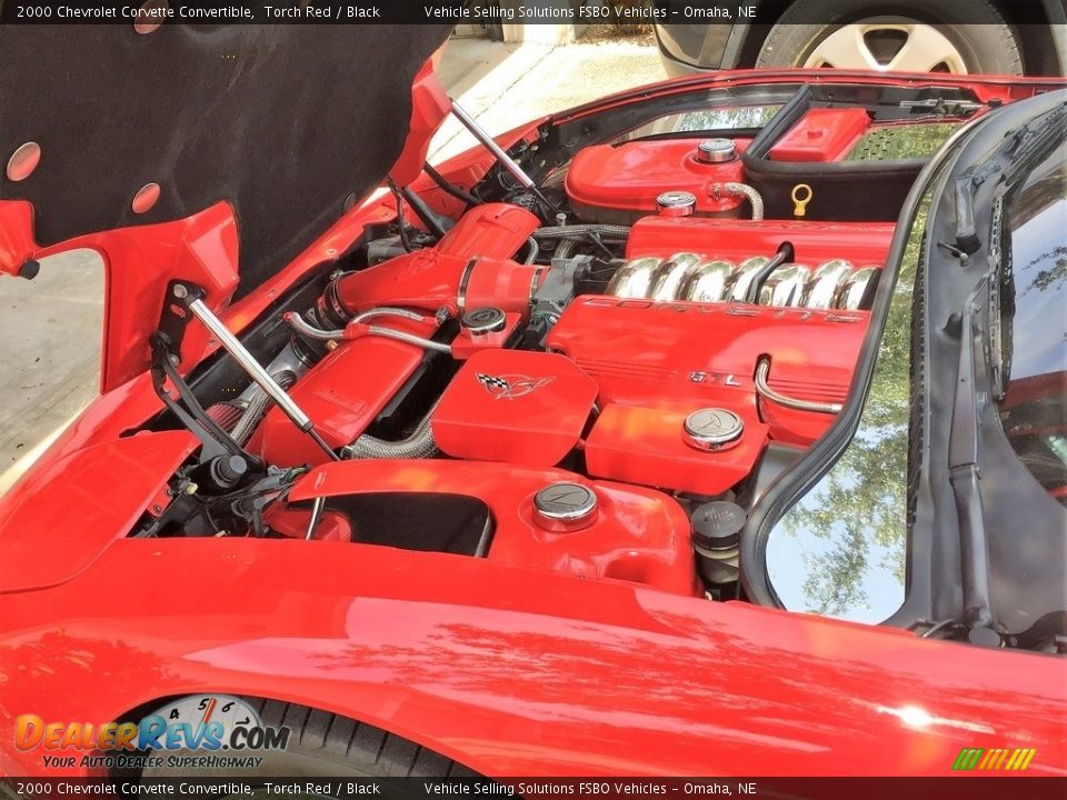 2000 Chevrolet Corvette Convertible Torch Red / Black Photo #9