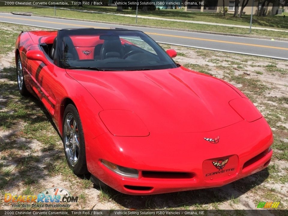 2000 Chevrolet Corvette Convertible Torch Red / Black Photo #15