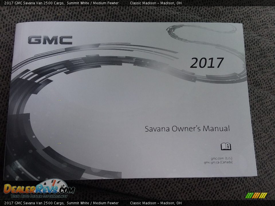 2017 GMC Savana Van 2500 Cargo Summit White / Medium Pewter Photo #14