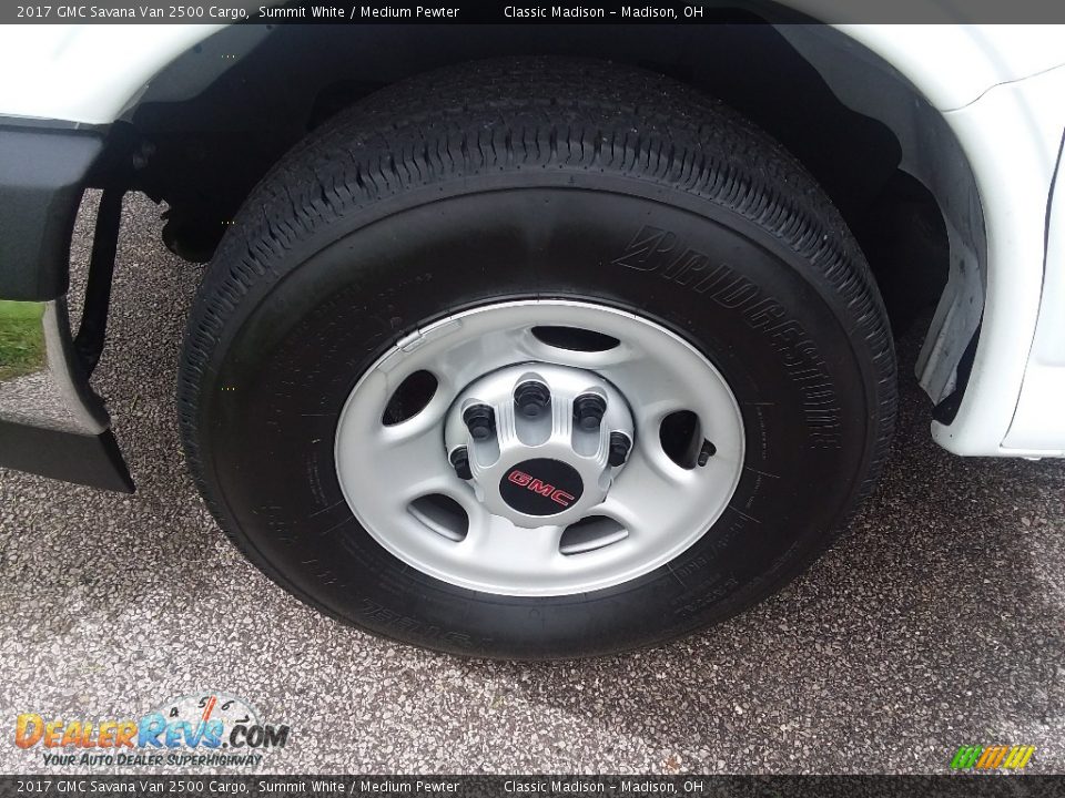 2017 GMC Savana Van 2500 Cargo Summit White / Medium Pewter Photo #15