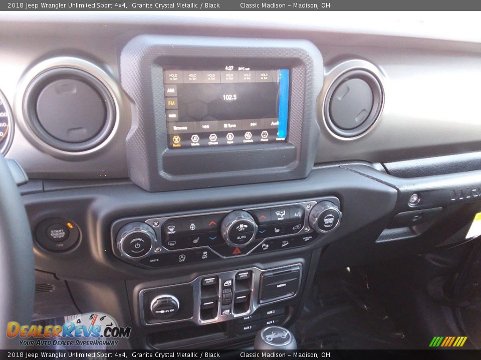 2018 Jeep Wrangler Unlimited Sport 4x4 Granite Crystal Metallic / Black Photo #6