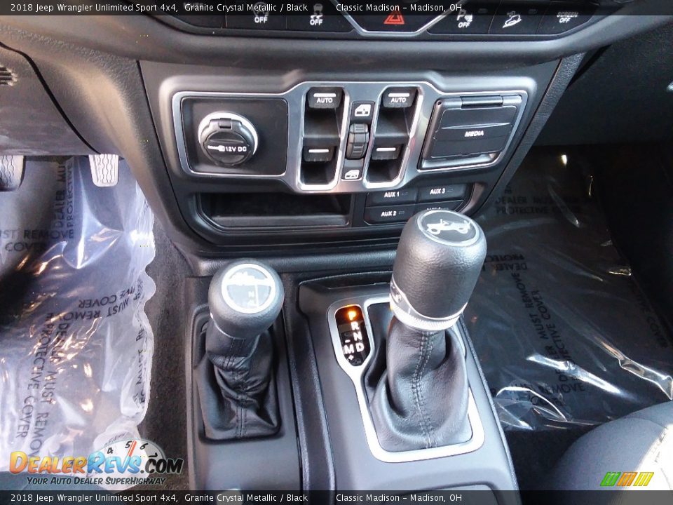 2018 Jeep Wrangler Unlimited Sport 4x4 Granite Crystal Metallic / Black Photo #7