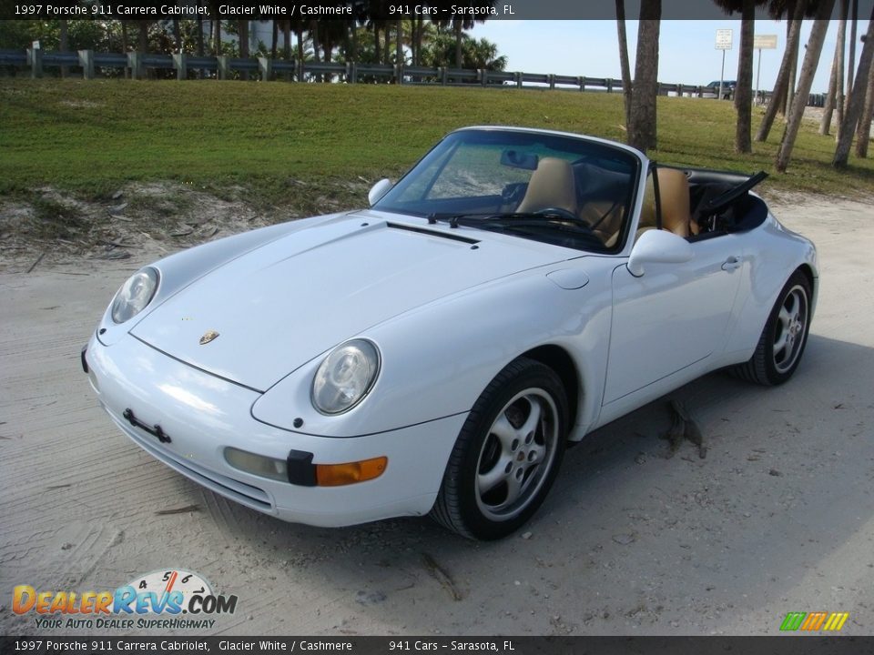 Glacier White 1997 Porsche 911 Carrera Cabriolet Photo #3