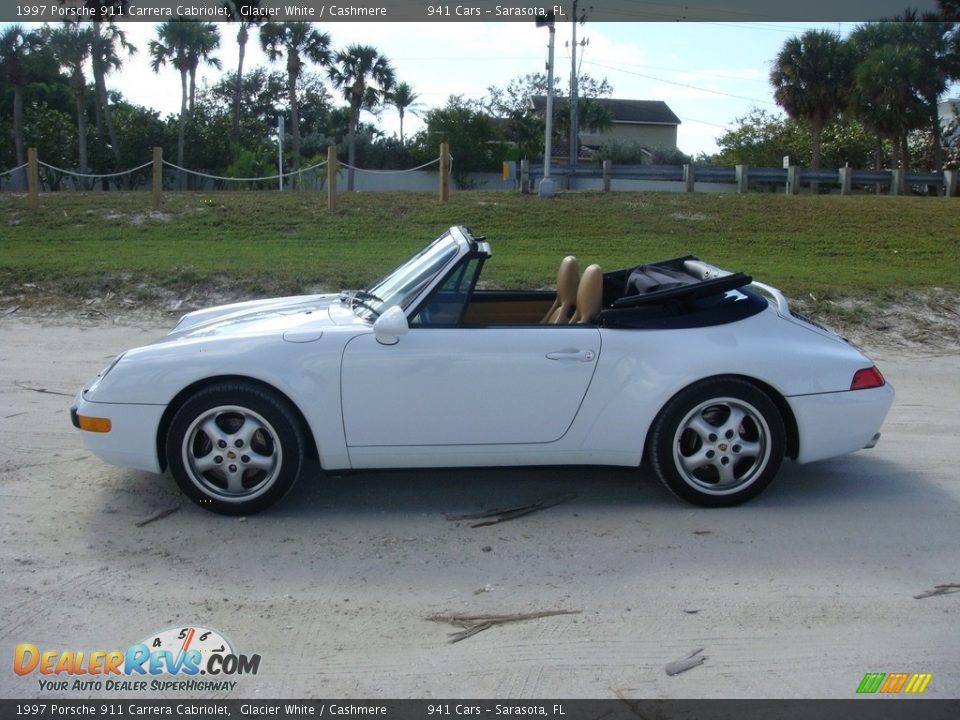 Glacier White 1997 Porsche 911 Carrera Cabriolet Photo #4