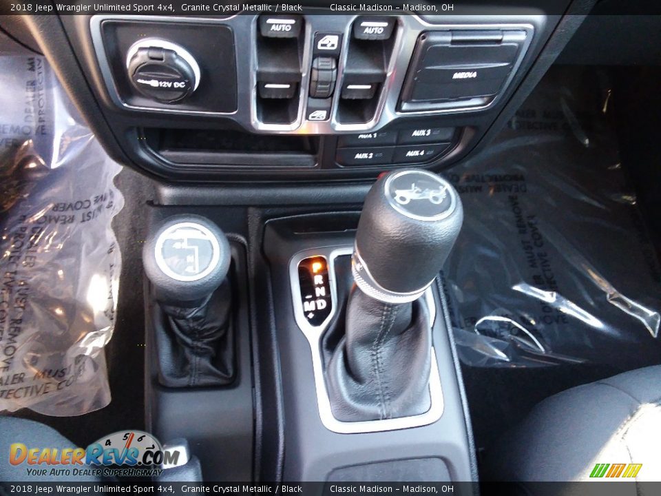 2018 Jeep Wrangler Unlimited Sport 4x4 Granite Crystal Metallic / Black Photo #11
