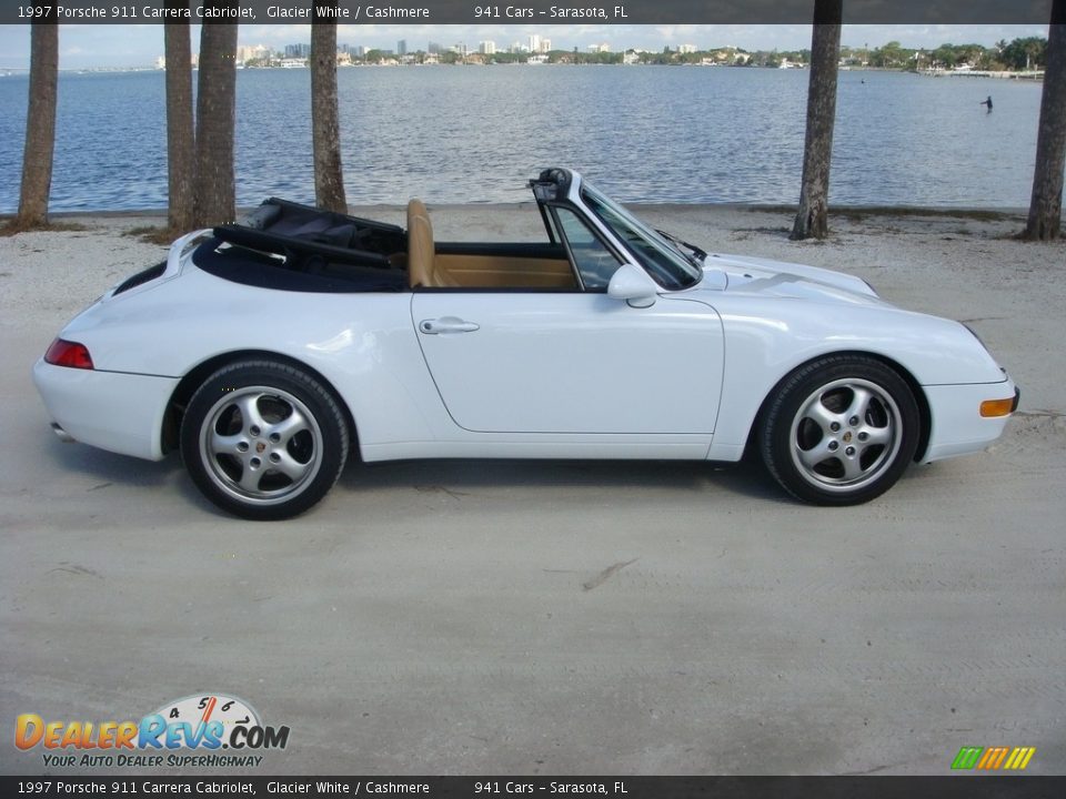 Glacier White 1997 Porsche 911 Carrera Cabriolet Photo #8