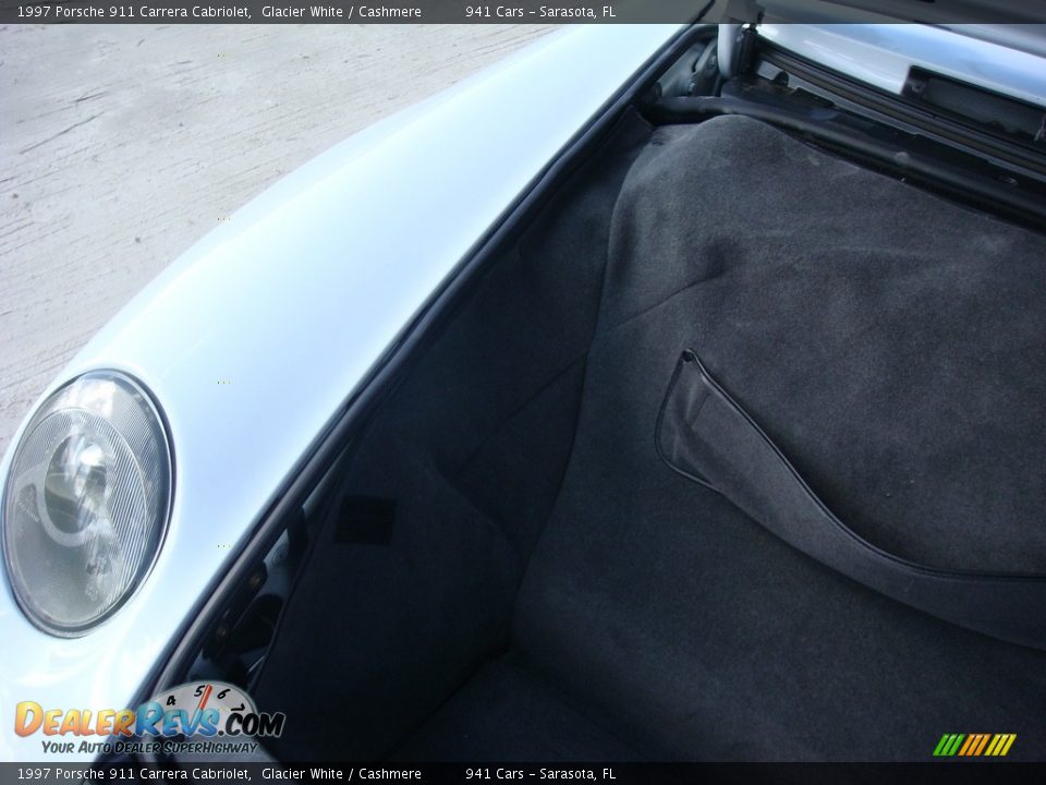 1997 Porsche 911 Carrera Cabriolet Glacier White / Cashmere Photo #24