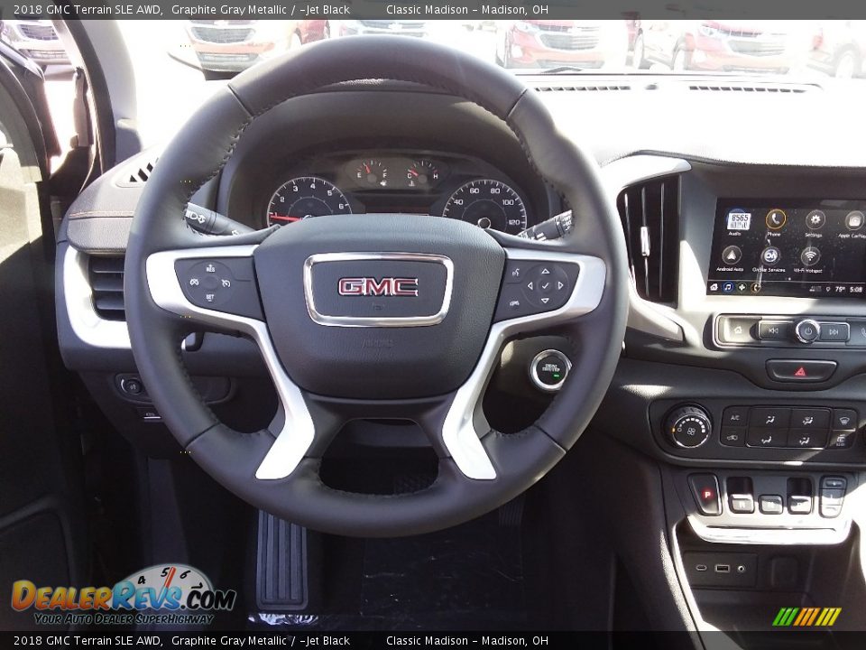 2018 GMC Terrain SLE AWD Graphite Gray Metallic / ­Jet Black Photo #10