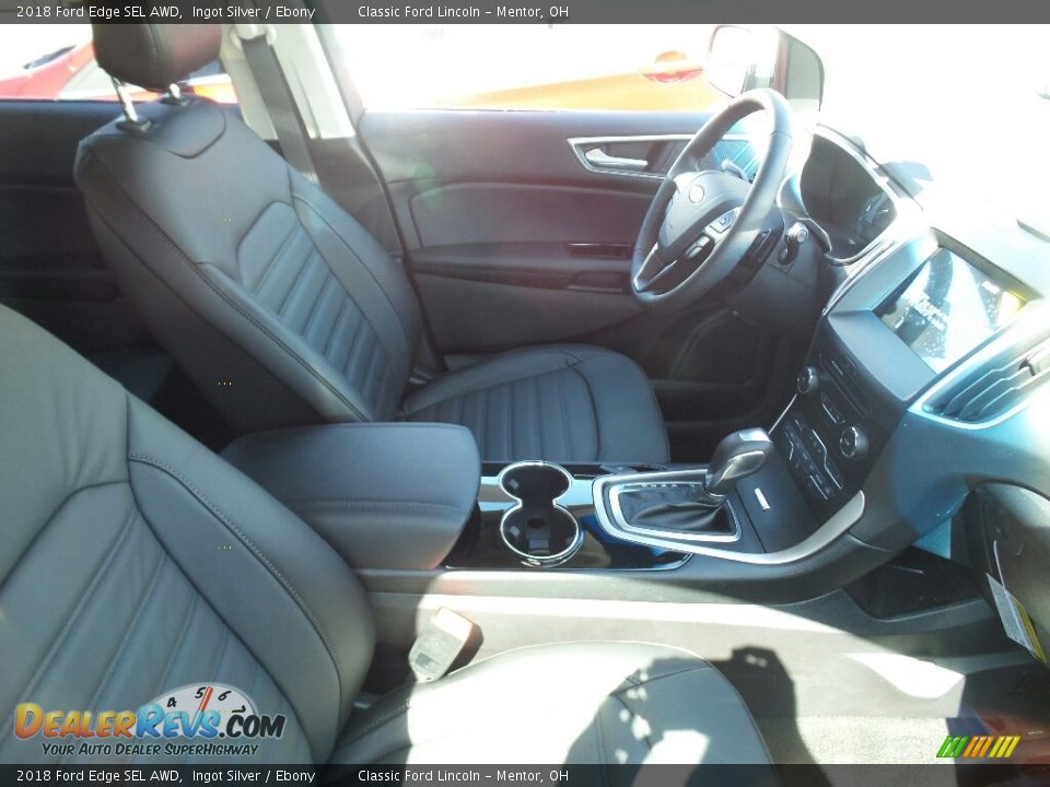 2018 Ford Edge SEL AWD Ingot Silver / Ebony Photo #4
