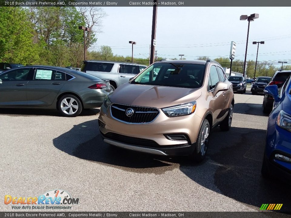 2018 Buick Encore Preferred AWD Coppertino Metallic / Ebony Photo #1