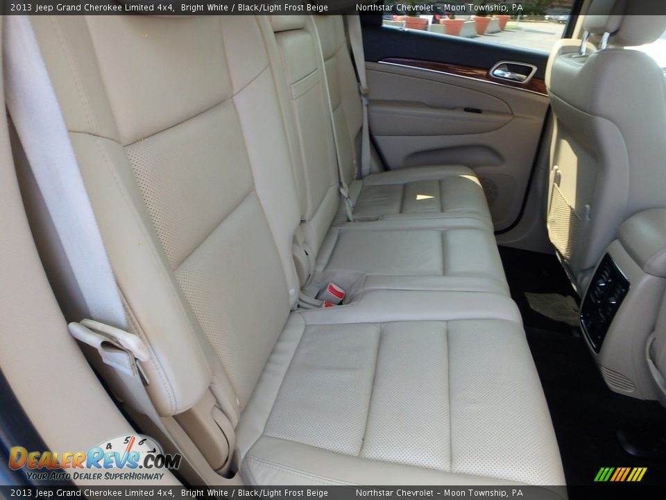 2013 Jeep Grand Cherokee Limited 4x4 Bright White / Black/Light Frost Beige Photo #19