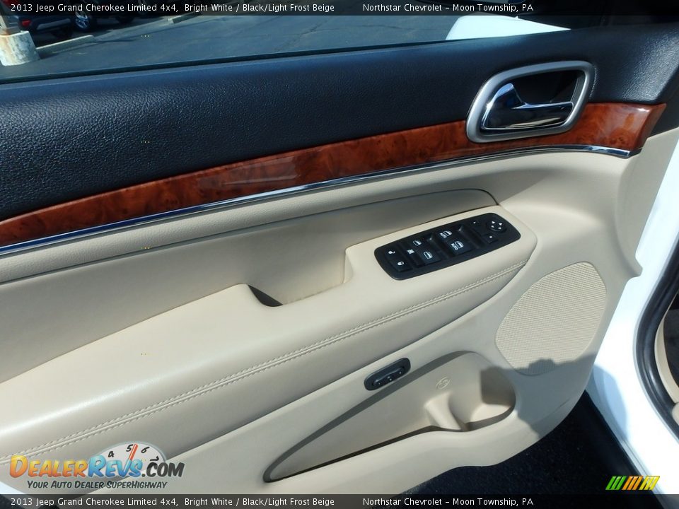 2013 Jeep Grand Cherokee Limited 4x4 Bright White / Black/Light Frost Beige Photo #24