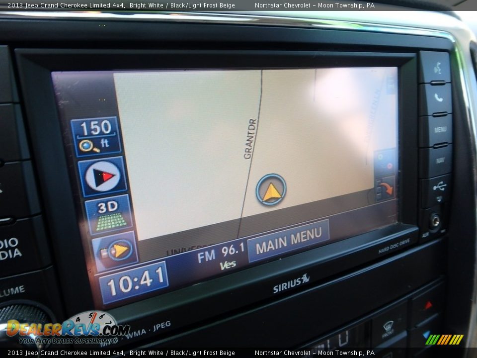 2013 Jeep Grand Cherokee Limited 4x4 Bright White / Black/Light Frost Beige Photo #26