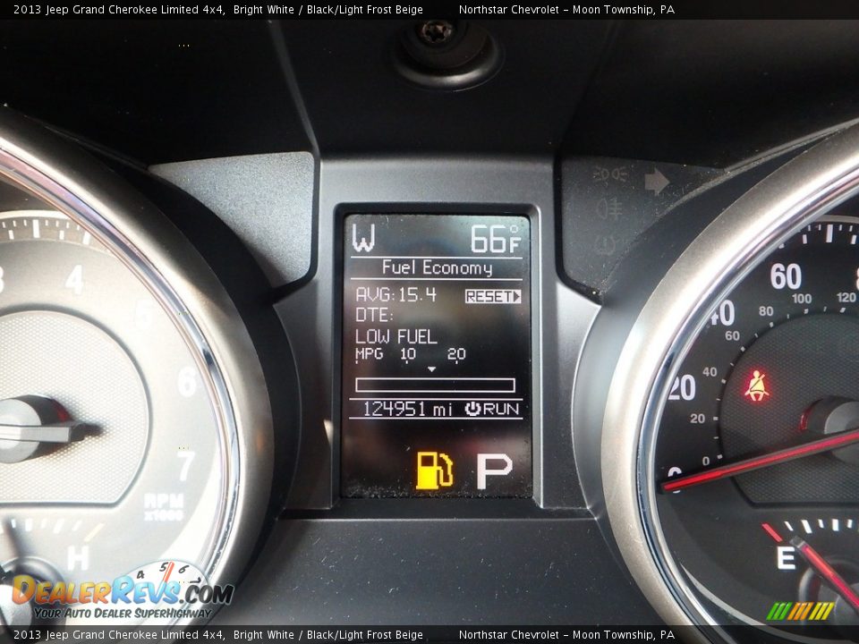 2013 Jeep Grand Cherokee Limited 4x4 Bright White / Black/Light Frost Beige Photo #29