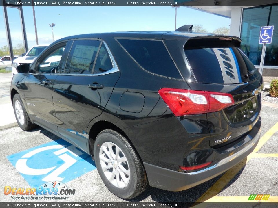 2018 Chevrolet Equinox LT AWD Mosaic Black Metallic / Jet Black Photo #5