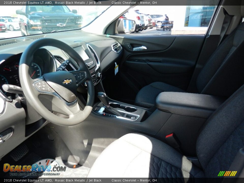 2018 Chevrolet Equinox LT AWD Mosaic Black Metallic / Jet Black Photo #6