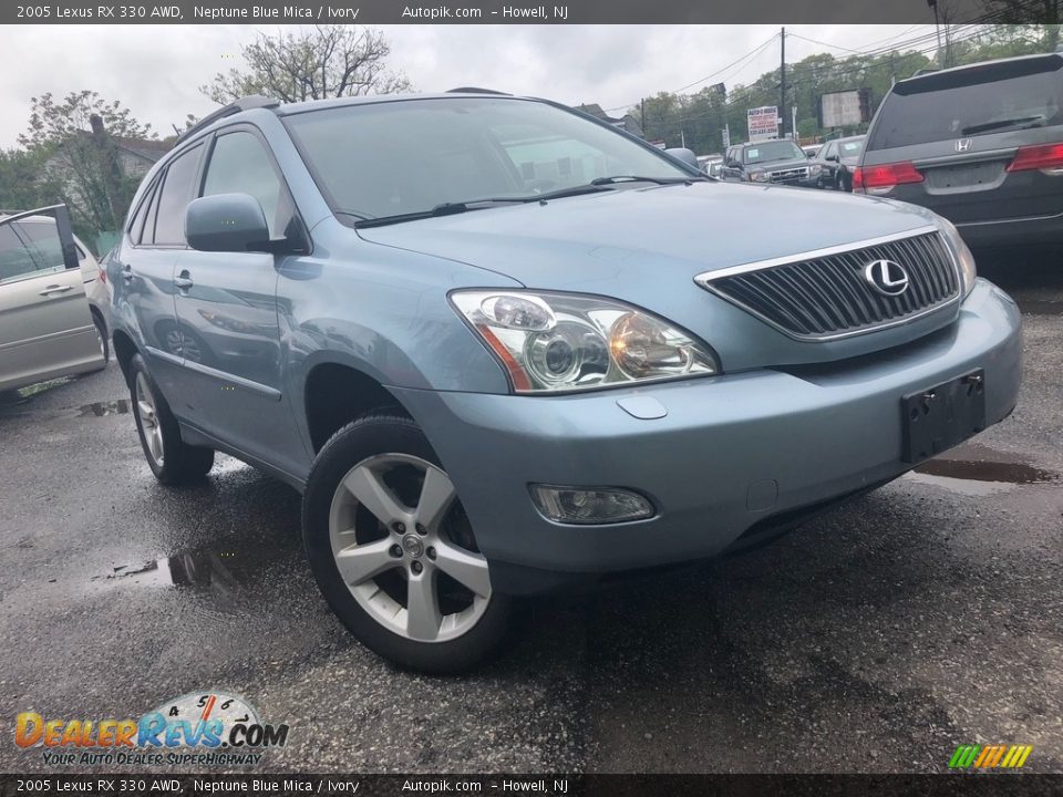 2005 Lexus RX 330 AWD Neptune Blue Mica / Ivory Photo #1