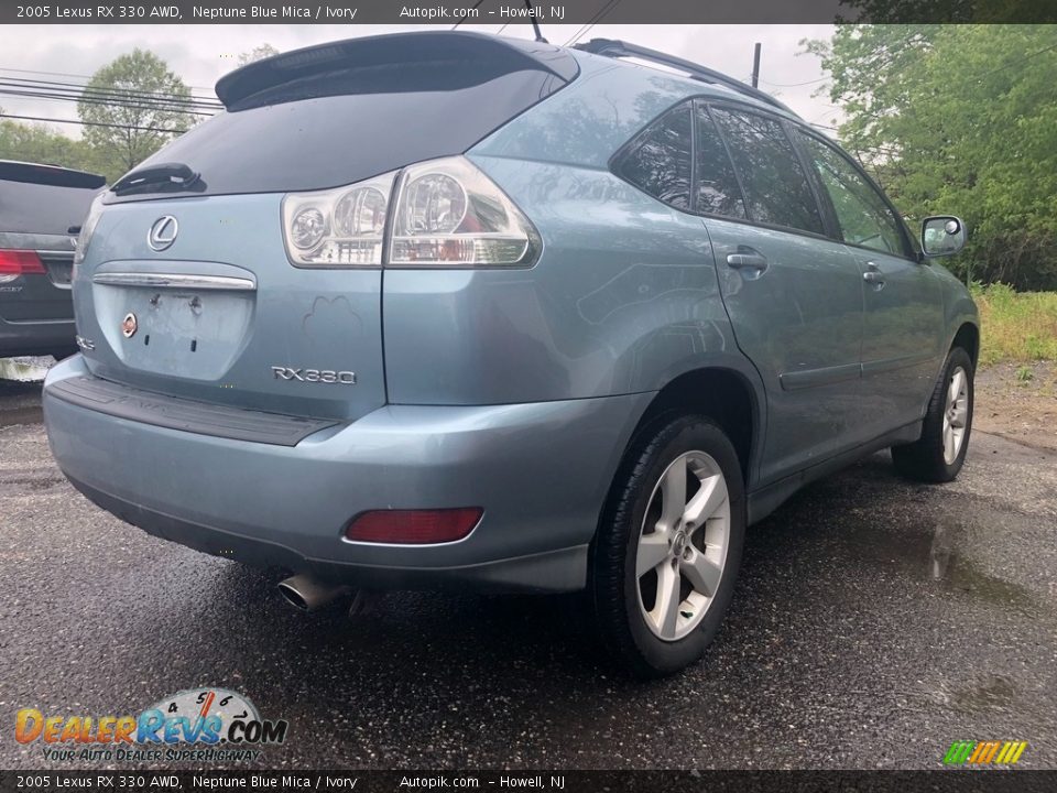 2005 Lexus RX 330 AWD Neptune Blue Mica / Ivory Photo #5