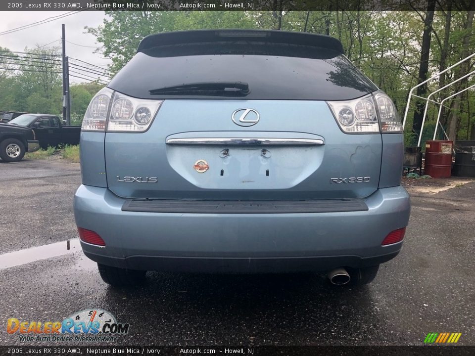 2005 Lexus RX 330 AWD Neptune Blue Mica / Ivory Photo #6
