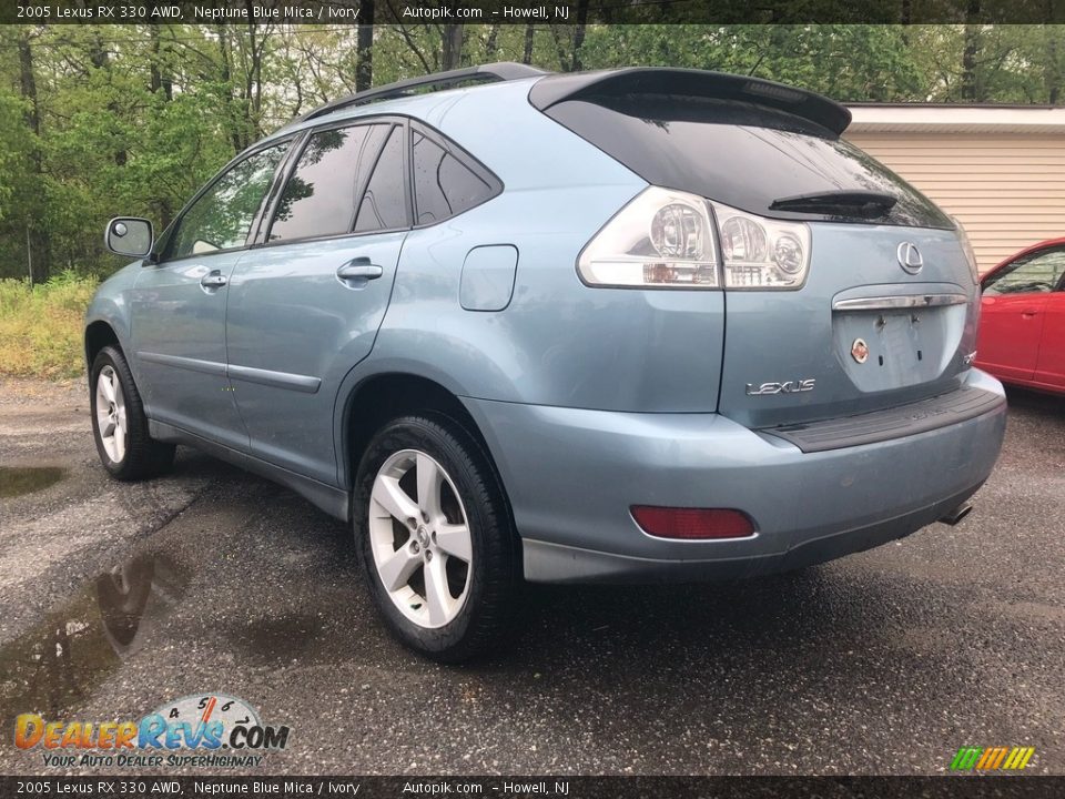 2005 Lexus RX 330 AWD Neptune Blue Mica / Ivory Photo #8