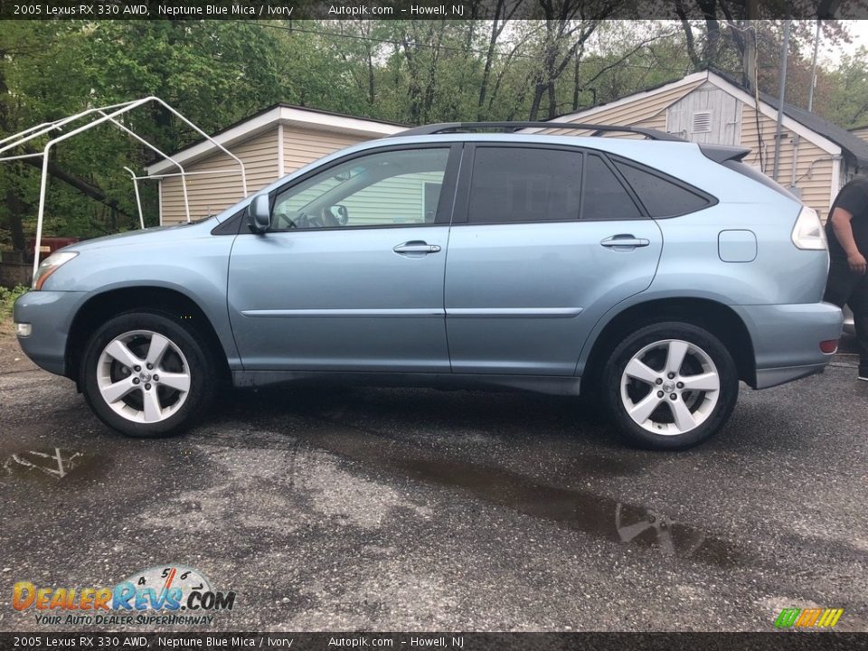 2005 Lexus RX 330 AWD Neptune Blue Mica / Ivory Photo #9