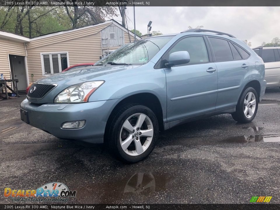 2005 Lexus RX 330 AWD Neptune Blue Mica / Ivory Photo #10