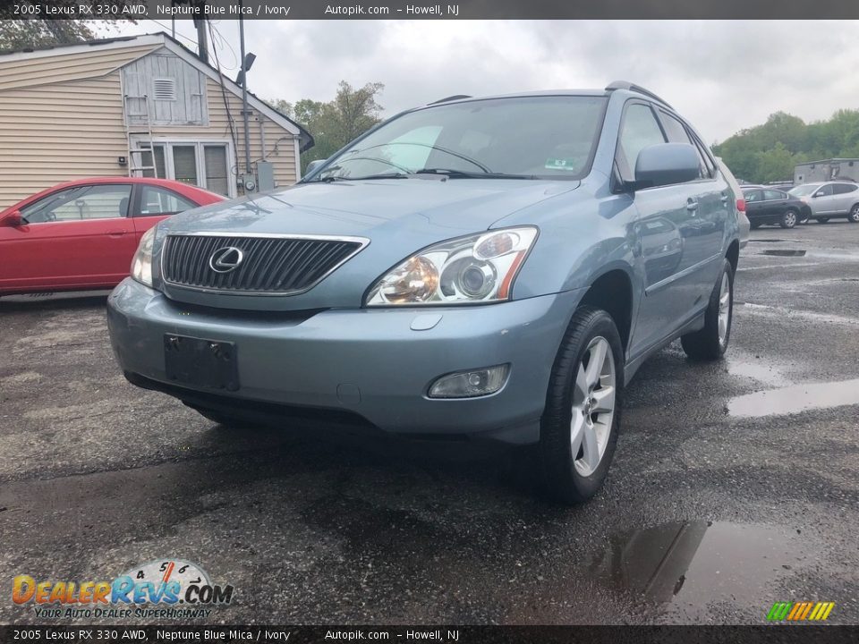 2005 Lexus RX 330 AWD Neptune Blue Mica / Ivory Photo #11
