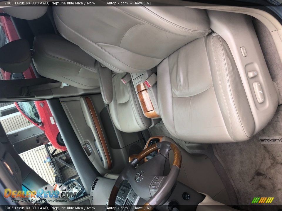 2005 Lexus RX 330 AWD Neptune Blue Mica / Ivory Photo #13