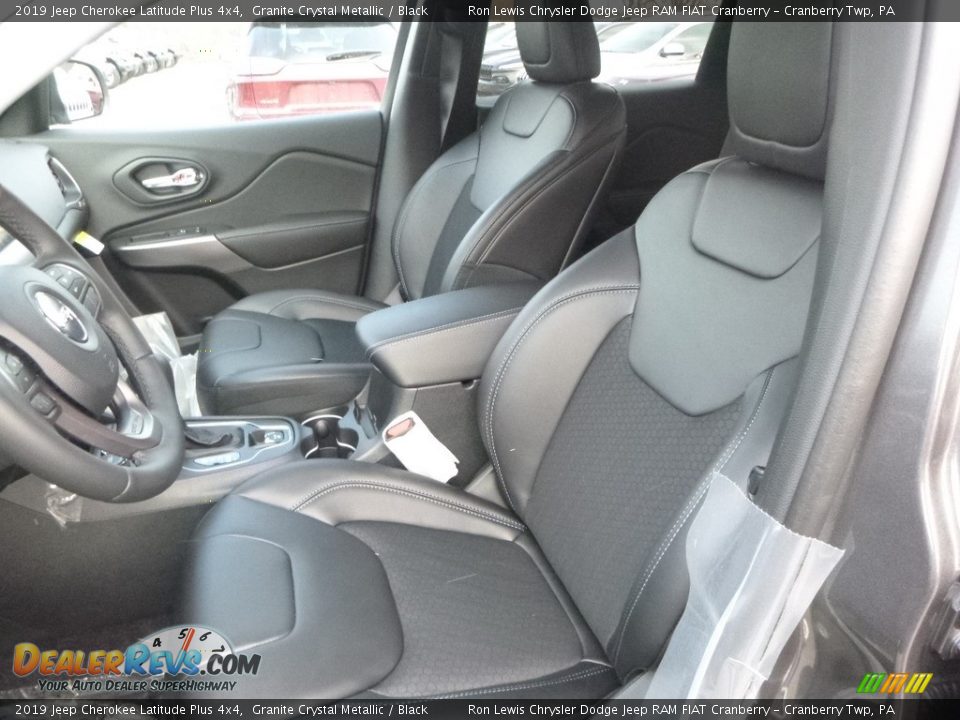 2019 Jeep Cherokee Latitude Plus 4x4 Granite Crystal Metallic / Black Photo #15