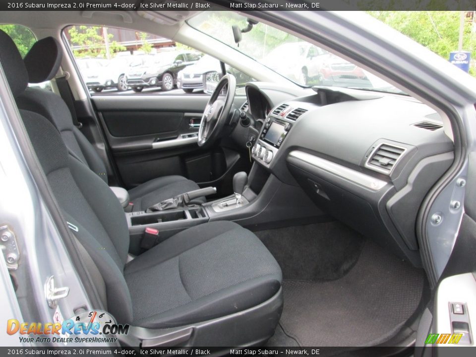 2016 Subaru Impreza 2.0i Premium 4-door Ice Silver Metallic / Black Photo #18