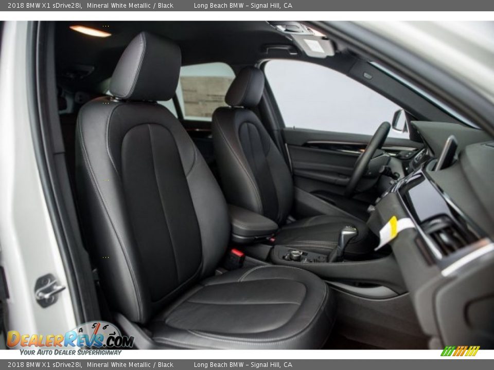2018 BMW X1 sDrive28i Mineral White Metallic / Black Photo #2