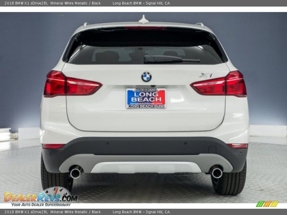 2018 BMW X1 sDrive28i Mineral White Metallic / Black Photo #3