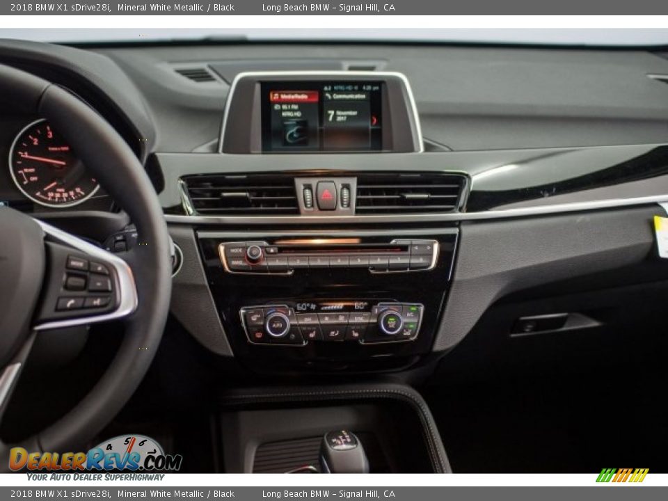 2018 BMW X1 sDrive28i Mineral White Metallic / Black Photo #5