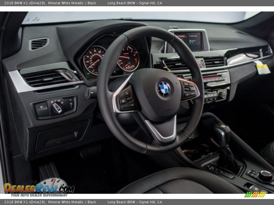 2018 BMW X1 sDrive28i Mineral White Metallic / Black Photo #6