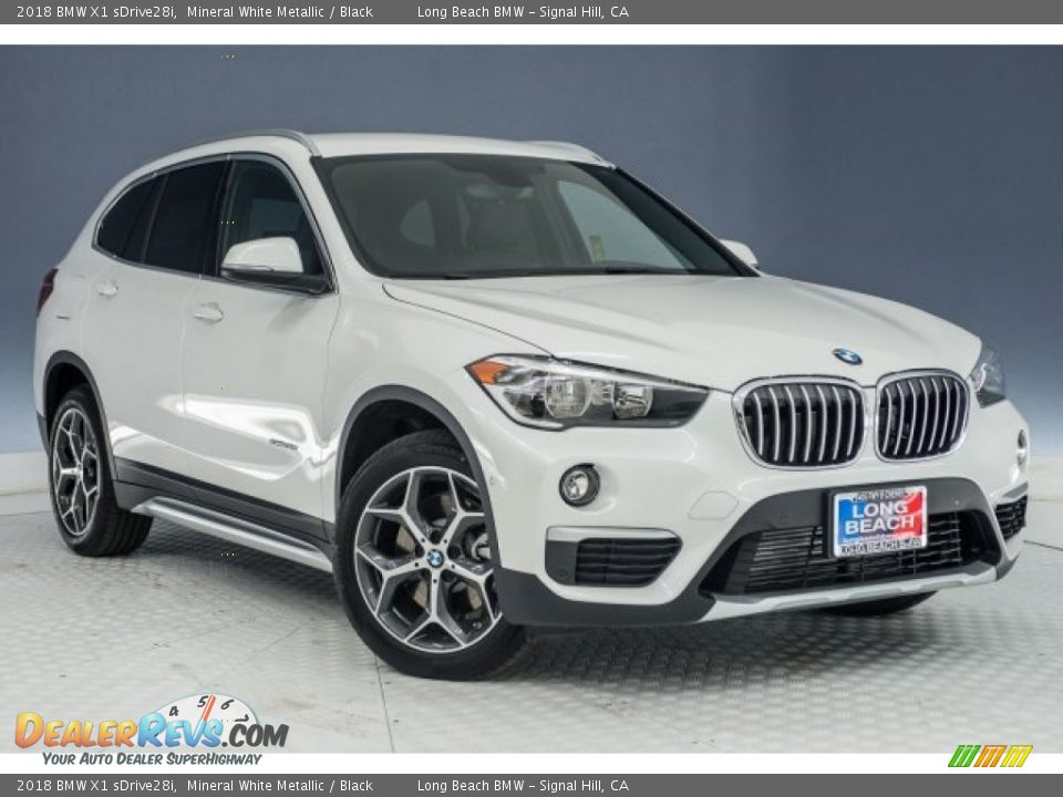 2018 BMW X1 sDrive28i Mineral White Metallic / Black Photo #11