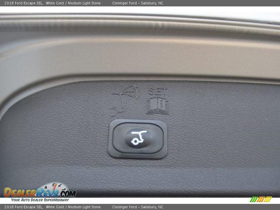 2018 Ford Escape SEL White Gold / Medium Light Stone Photo #11