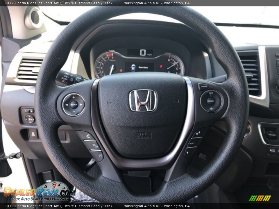 2019 Honda Ridgeline Sport AWD Steering Wheel Photo #13