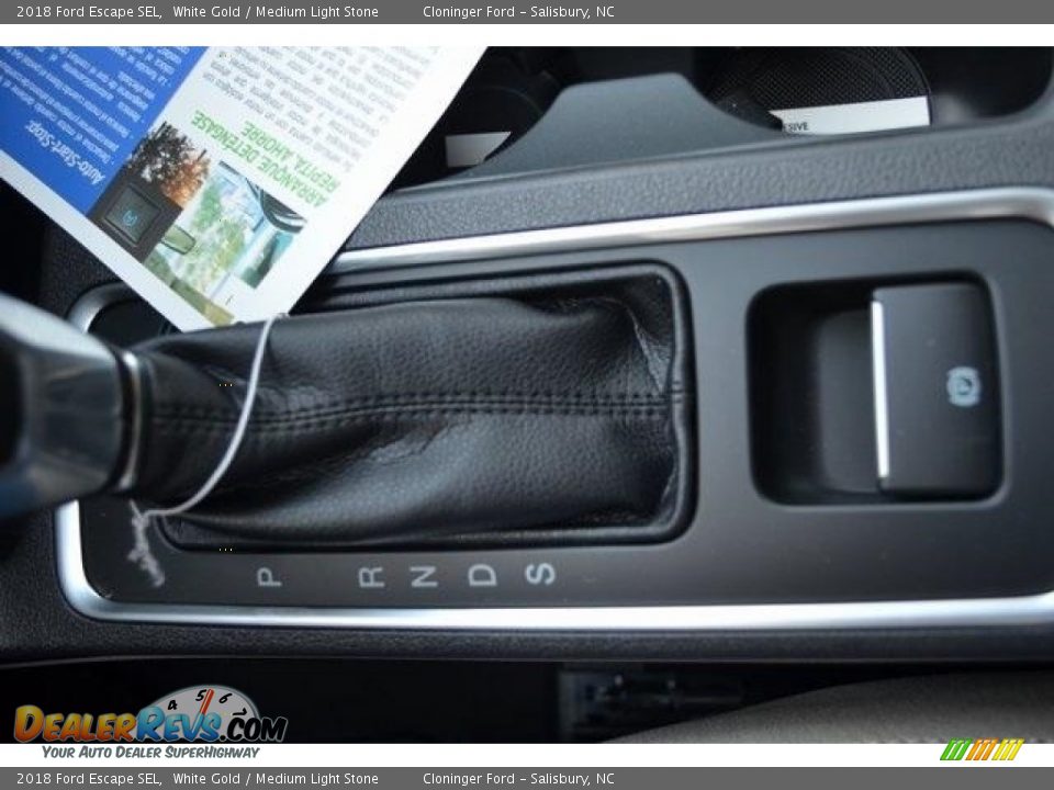 2018 Ford Escape SEL White Gold / Medium Light Stone Photo #18
