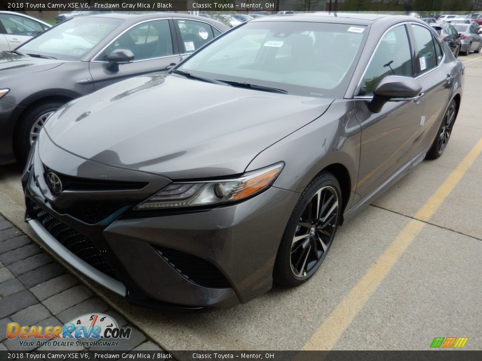 2018 Toyota Camry XSE V6 Predawn Gray Mica / Black Photo #1