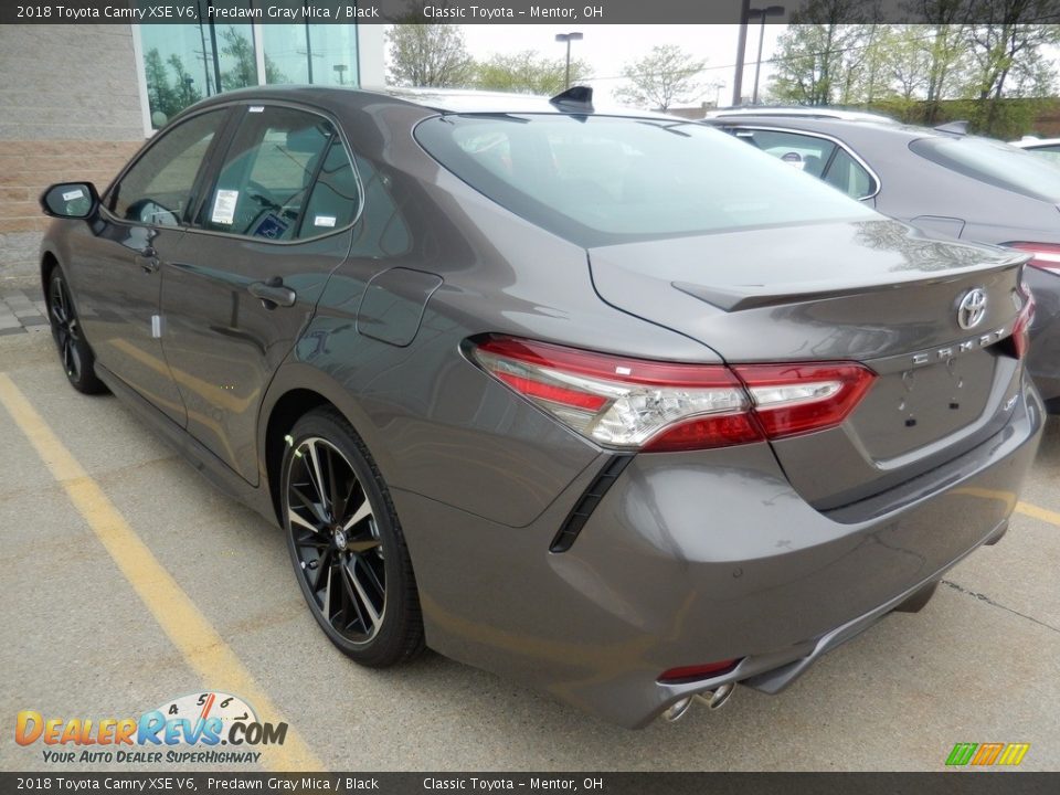 2018 Toyota Camry XSE V6 Predawn Gray Mica / Black Photo #2