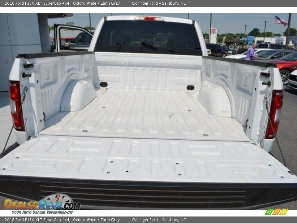 2018 Ford F150 XLT SuperCab 4x4 Oxford White / Earth Gray Photo #10