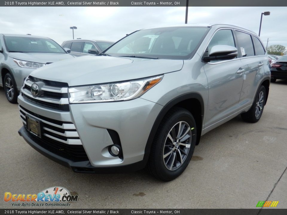 2018 Toyota Highlander XLE AWD Celestial Silver Metallic / Black Photo #1