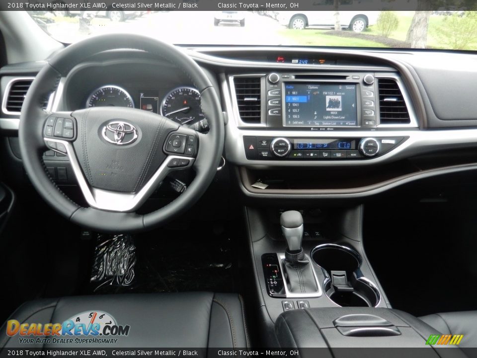 2018 Toyota Highlander XLE AWD Celestial Silver Metallic / Black Photo #6