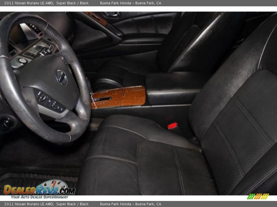 2011 Nissan Murano LE AWD Super Black / Black Photo #3