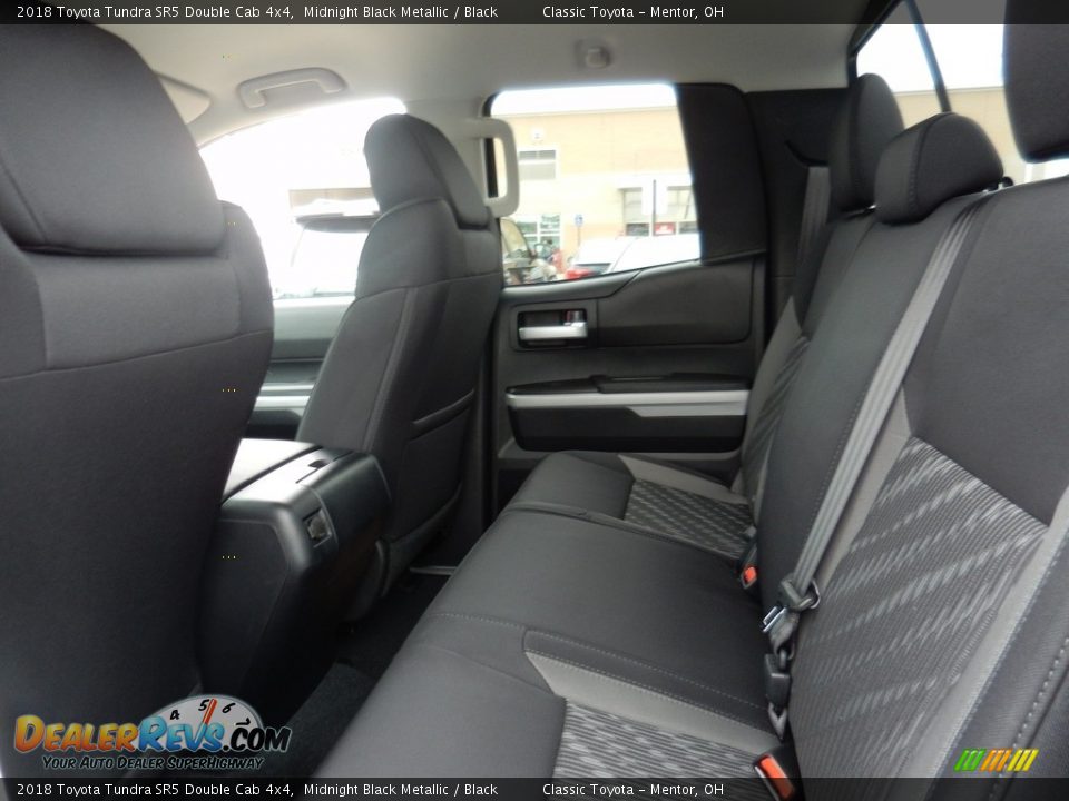 2018 Toyota Tundra SR5 Double Cab 4x4 Midnight Black Metallic / Black Photo #4