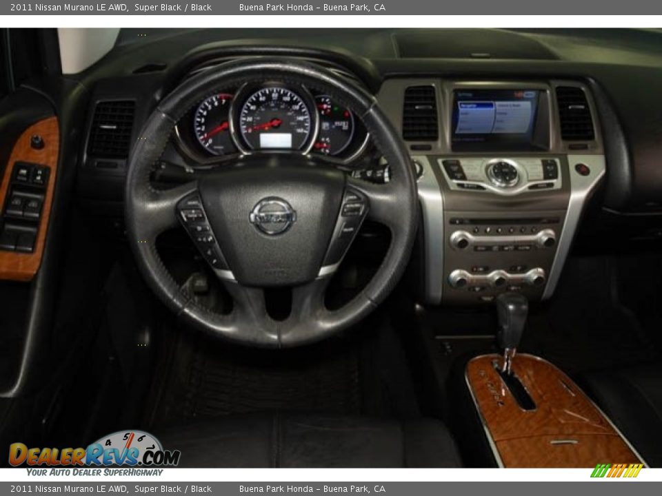 2011 Nissan Murano LE AWD Super Black / Black Photo #5